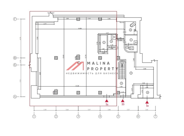 Продажа помещения с арендатором Самокат