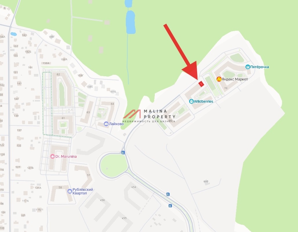 Продажа торгового помещения в Лайково