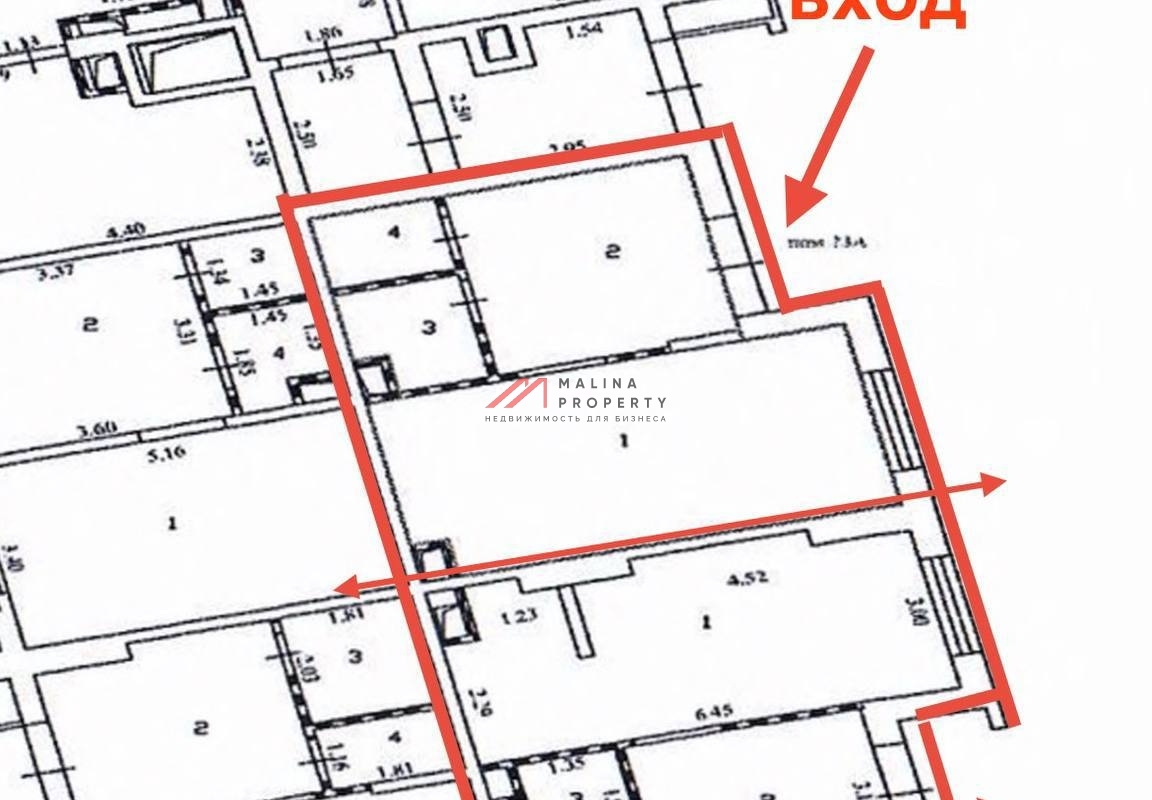 Аренда торгового помещения в ЖК Нормандия