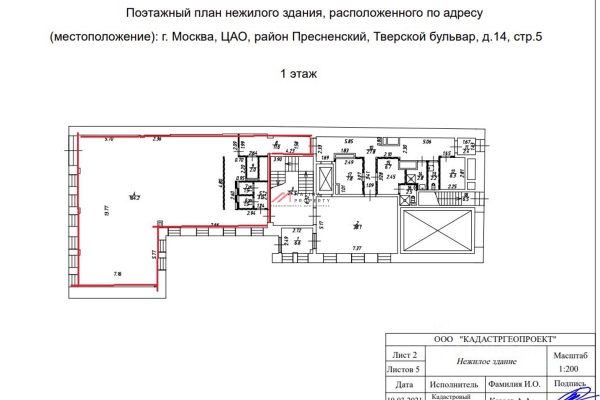 Аренда помещения под ресторан на Тверском Бульваре