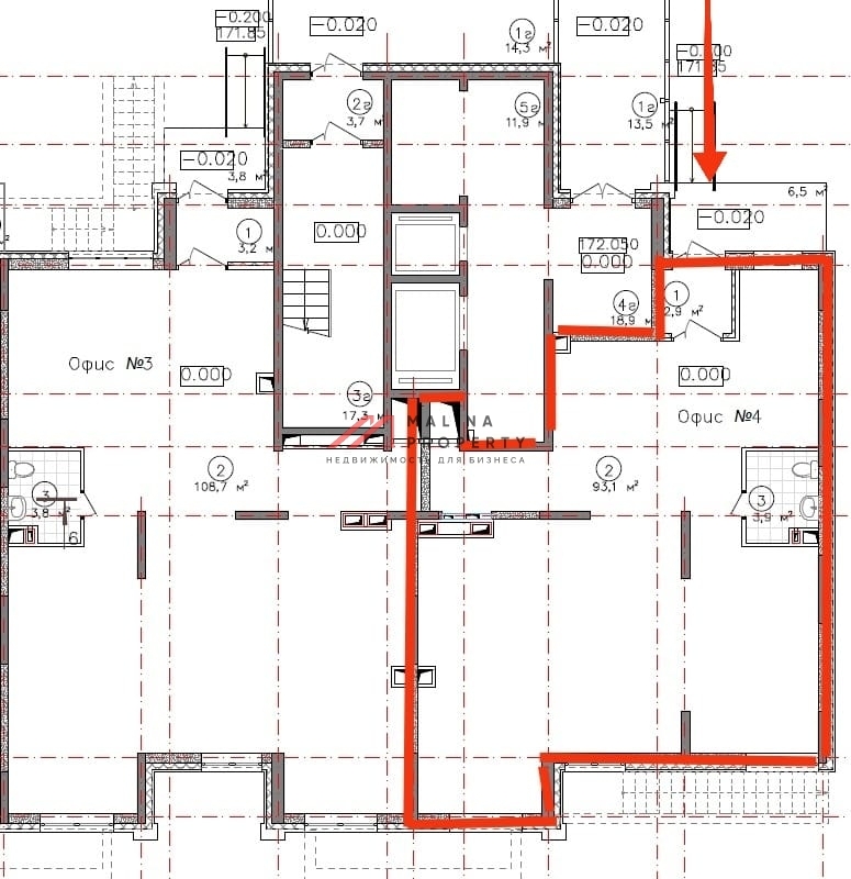 Аренда торгового помещения в ЖК "Три квартала"