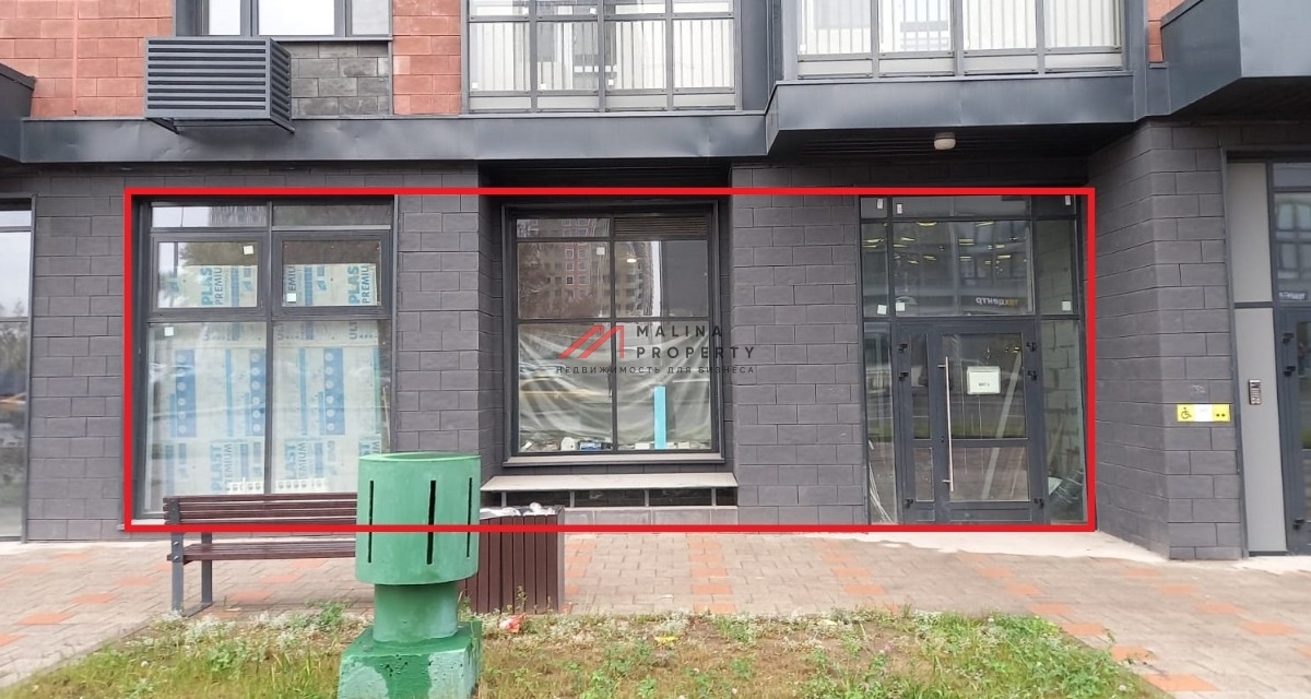 Аренда торгового помещения в новом доме 
