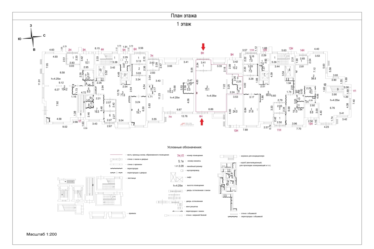 Аренда торгового помещения в новом доме 