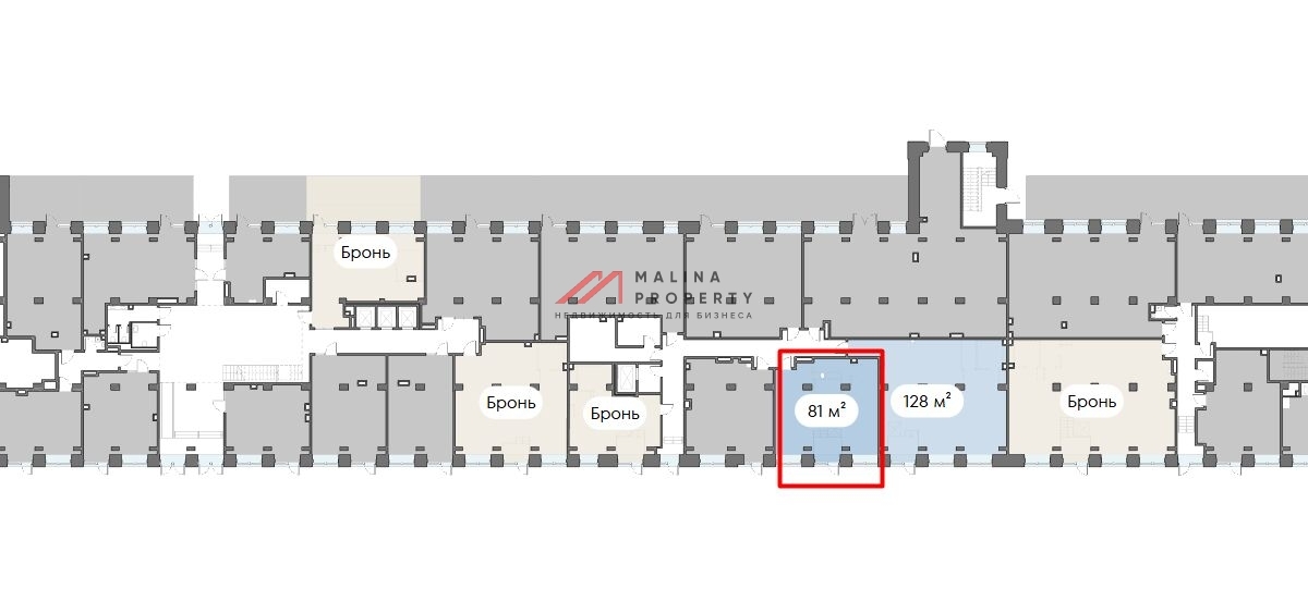 Продажа помещения в деловом центре Мануфактура XIX