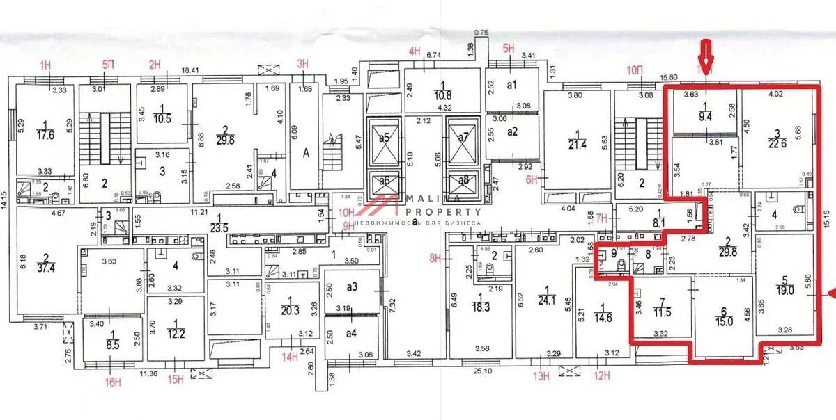 Аренда углового помещения в районе Речной вокзал 