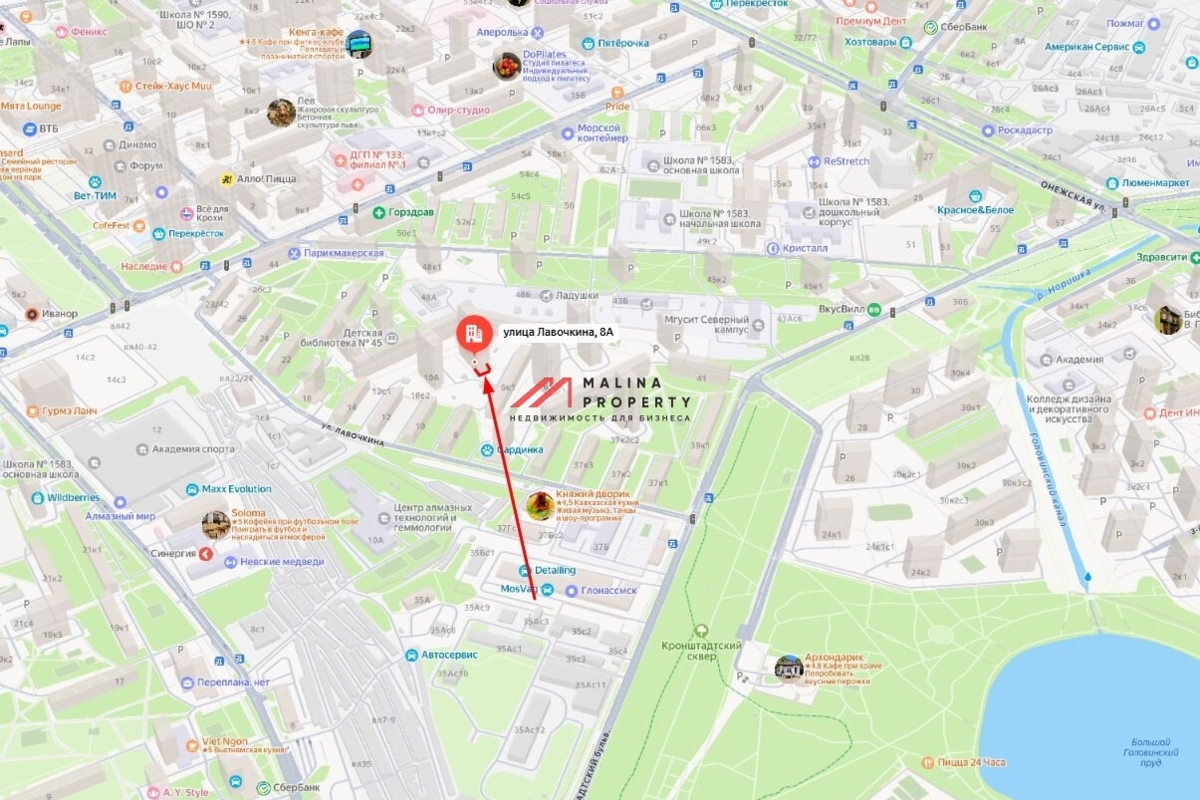 Аренда углового помещения в районе Речной вокзал 