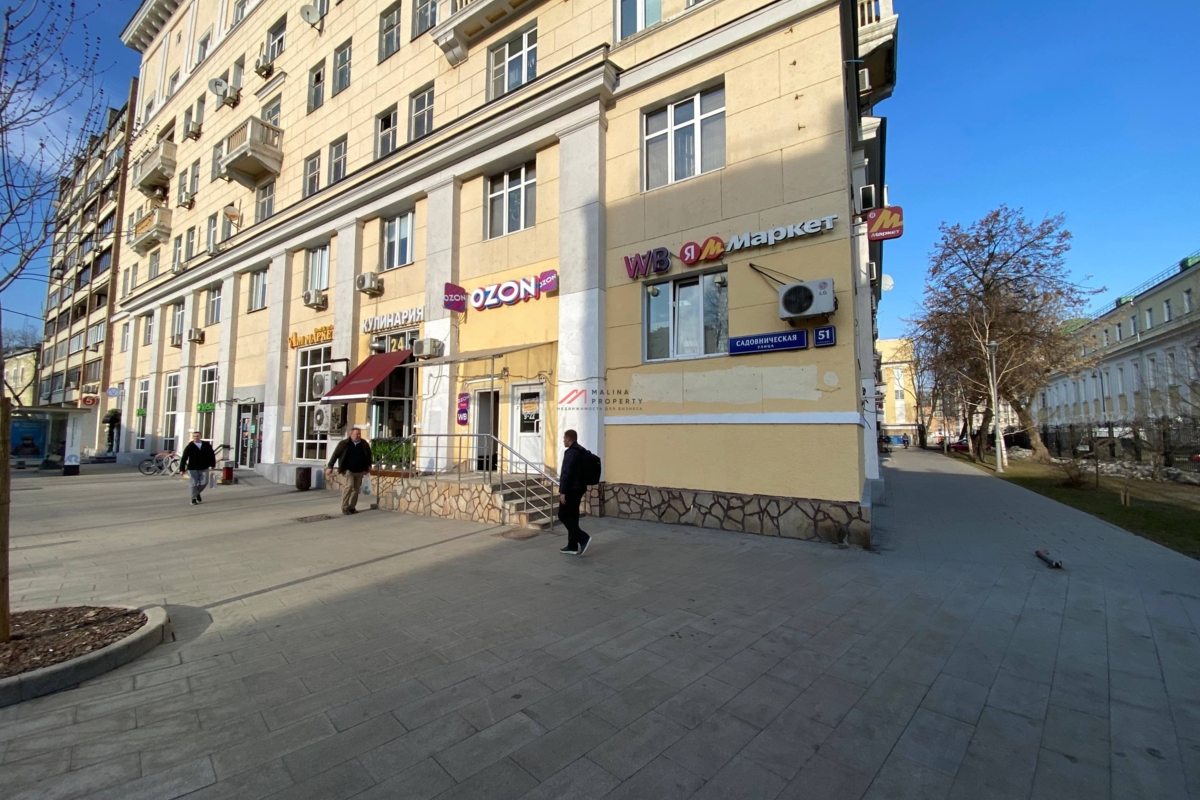 Аренда торгового помещения на Садовнической 