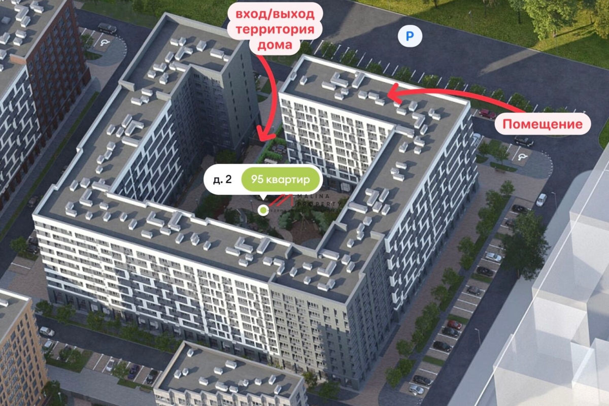 Аренда торгового помещения в ЖК "Родные Кварталы" 