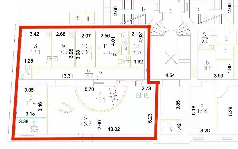 Продажа помещения на Большом Кисловском переулке 