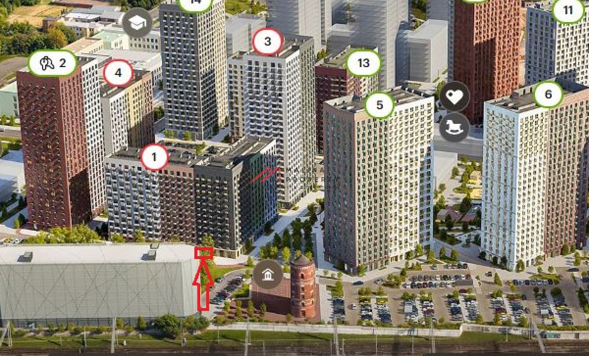 Продажа торгового помещения в ЖК "Яуза Парк" 