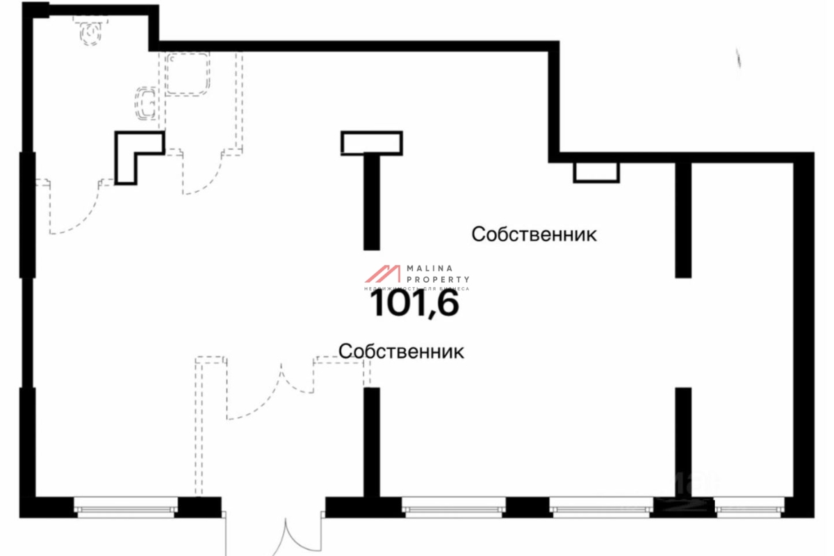 Продажа торгового помещения в ЖК "Амурский парк"