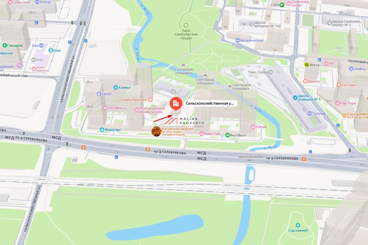 Продажа торгового здания у м. Ботанический сад