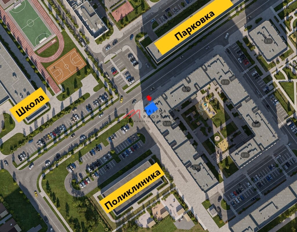 Аренда коммерческого помещения в новостройке