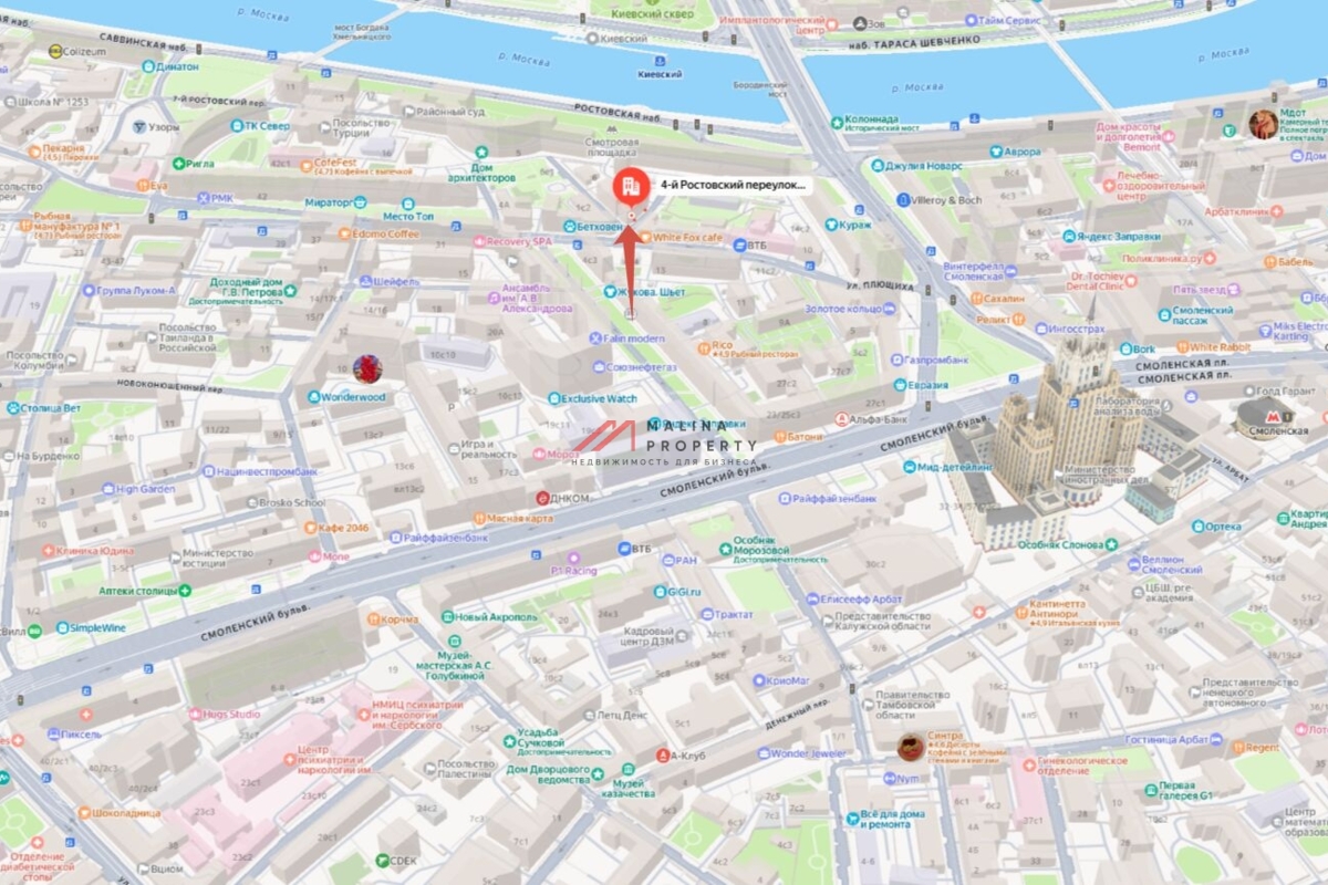 Продажа помещения в Хамовниках 