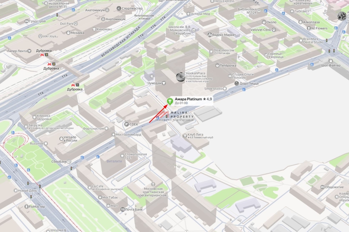 Продажа коммерческого помещения у м. Дубровка