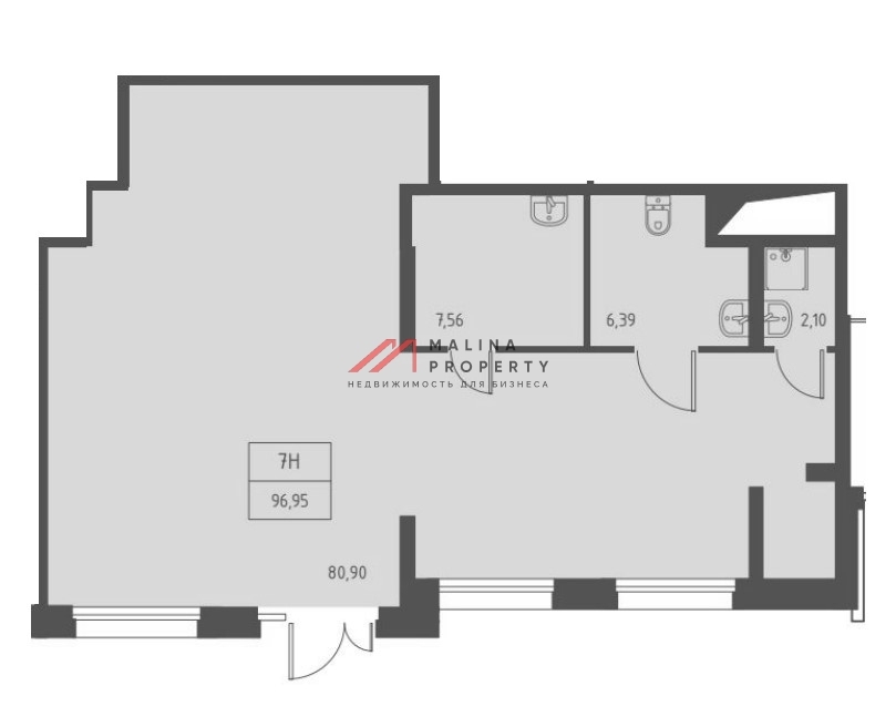 Аренда торгового помещения в ЖК "Тропарево парк" 