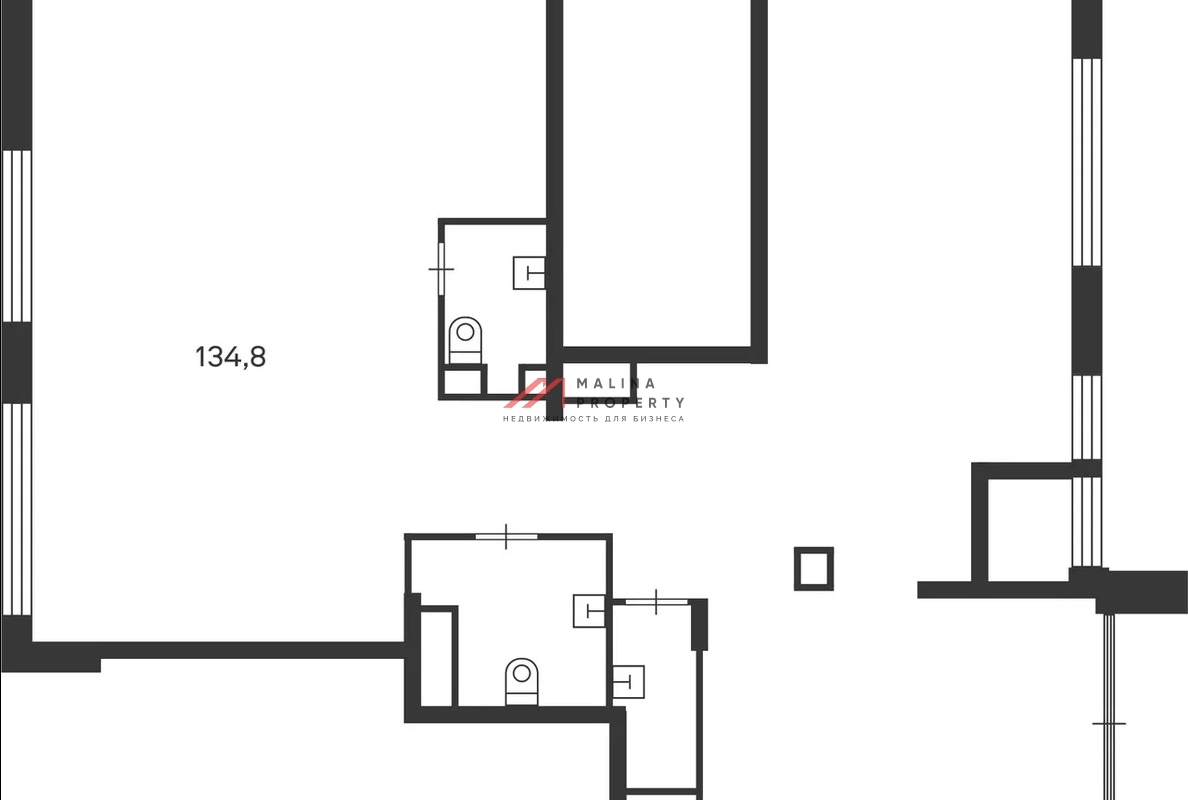 Аренда торгового помещения в новом доме 