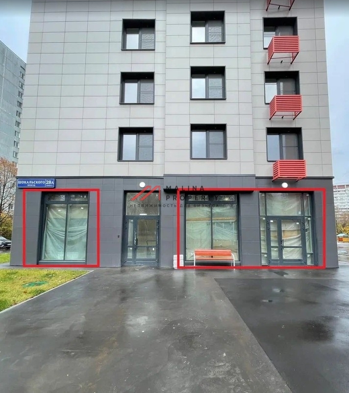 Аренда торгового помещения в новом доме 