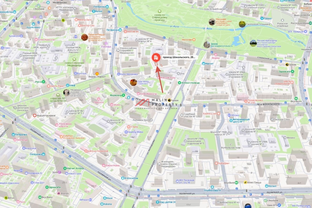 Аренда торгового помещения в новом доме 