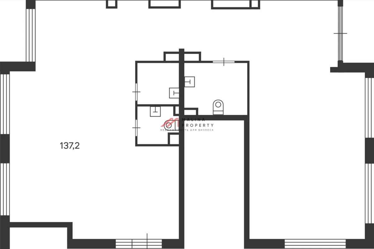 Аренда торгового помещения в новом доме 