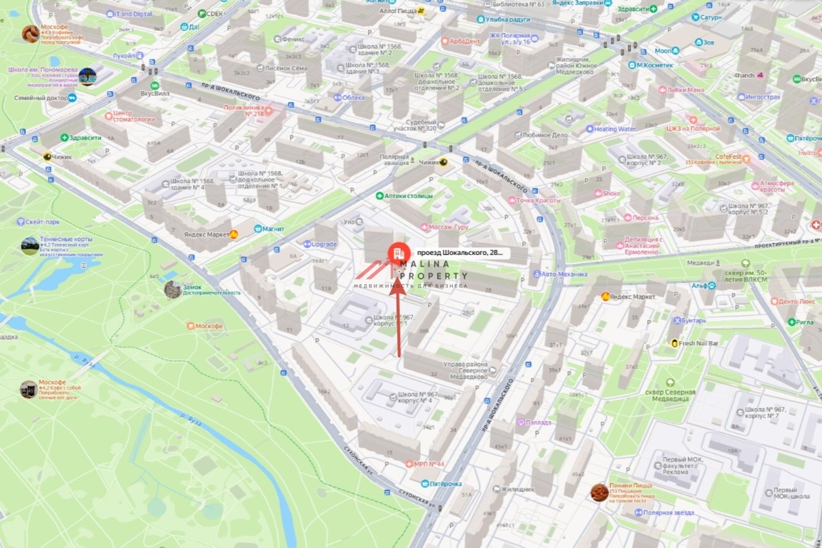 Аренда торгового помещения в новом доме 