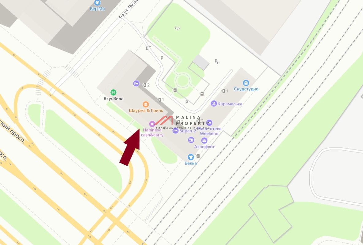 Аренда торгового помещения  у метро Белорусская