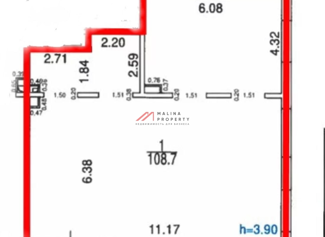 Аренда углового помещения на Салтыковской