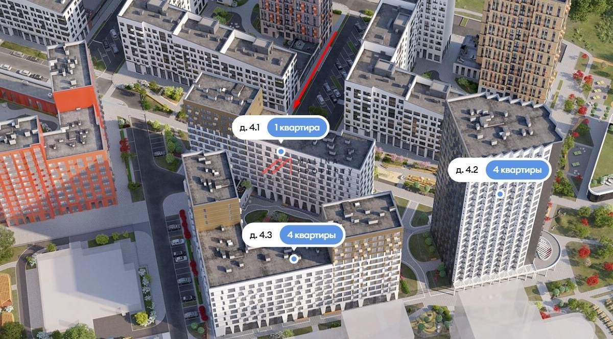 Аренда помещения в жилом комплексе Дзен кварталы