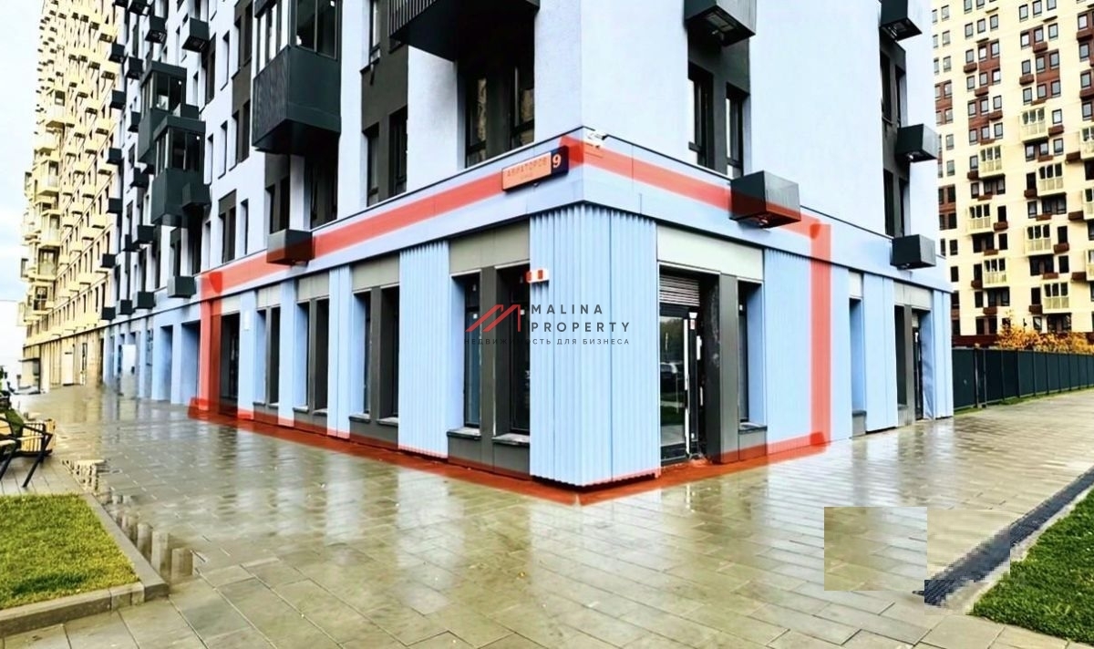 Аренда торгового помещения в ЖК "Горки парк" 