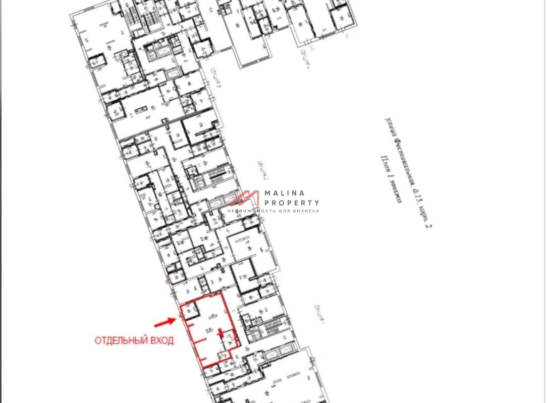 Аренда торгового помещения в ЖК "Фестиваль парк-2"
