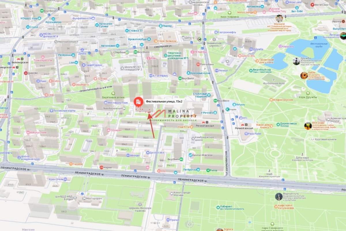 Аренда торгового помещения в ЖК "Фестиваль парк-2"