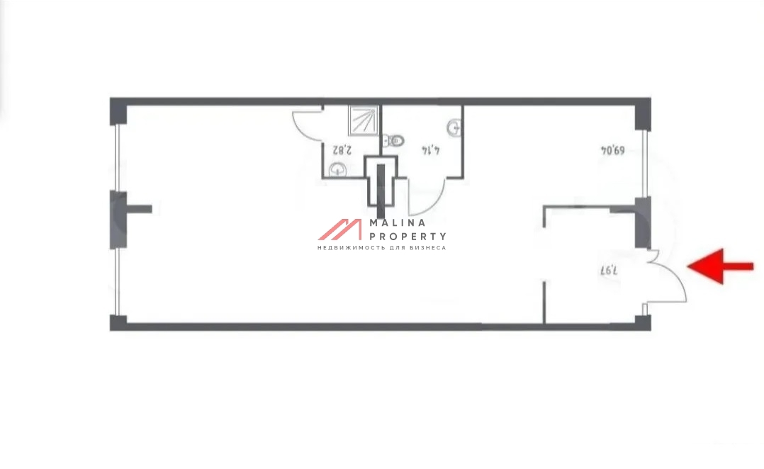 Продажа торгового помещения в ЖК "Рублёвский квартал"