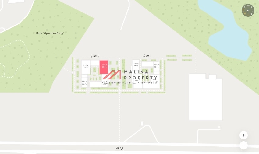 Продажа торгового помещения под супермаркет в ЖК "Квартал Герцена" 