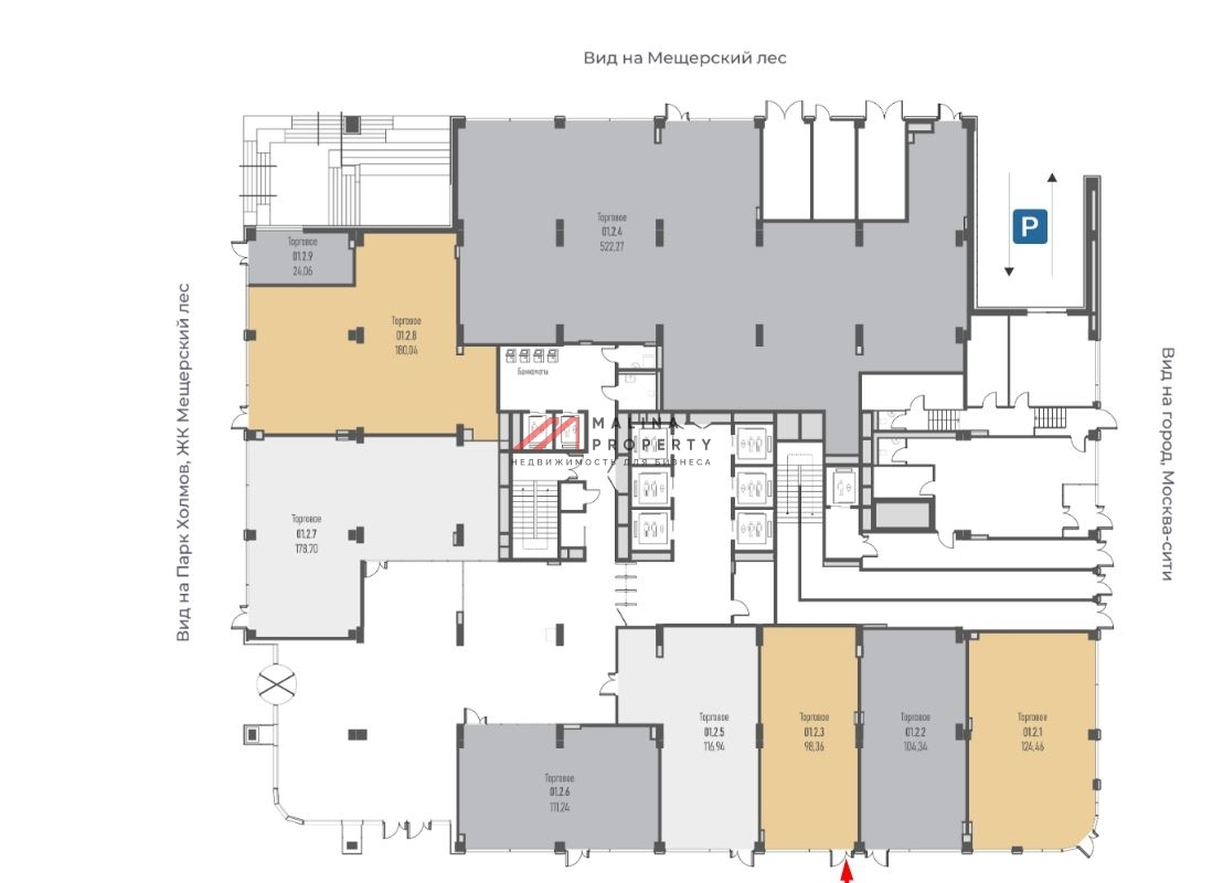 Продажа торгового помещения в БЦ «Mount»