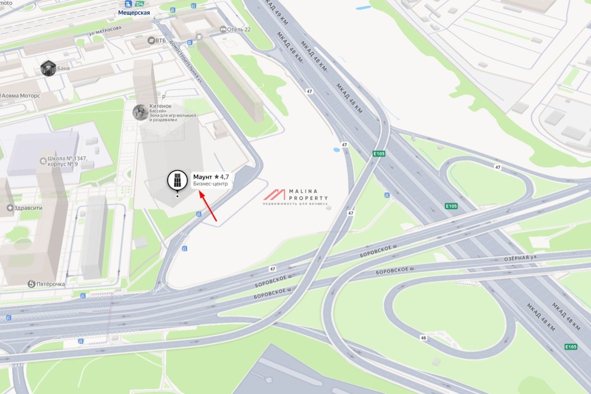 Продажа торгового помещения в БЦ «Mount»