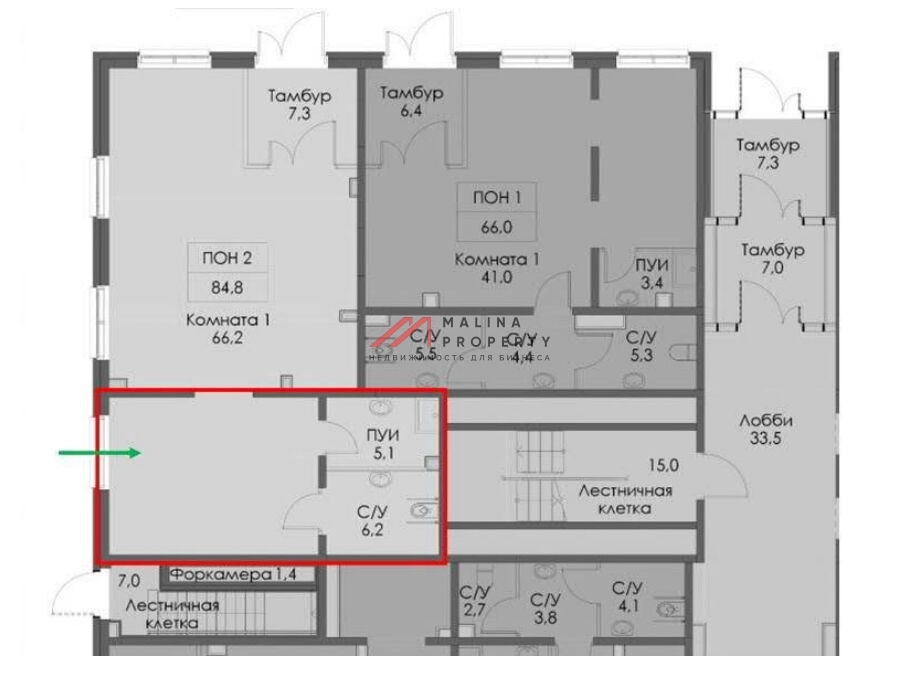 Аренда торгового помещения в ЖК "Бунинские луга"