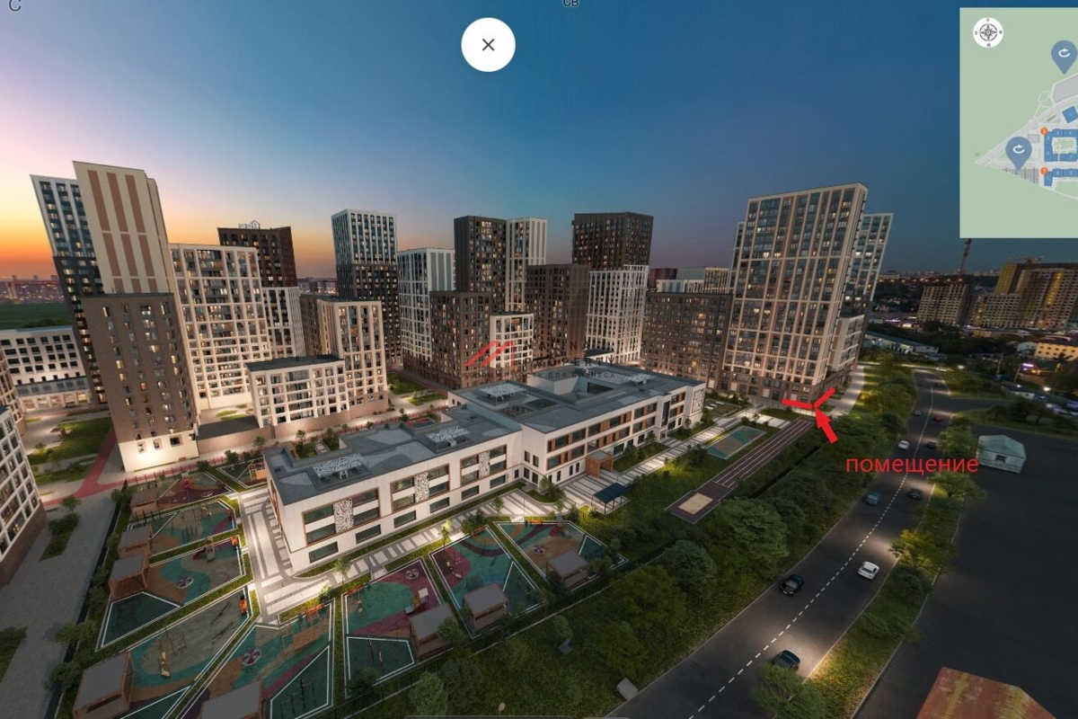 Продажа торгового помещения в ЖК "1-й Саларьевскй"