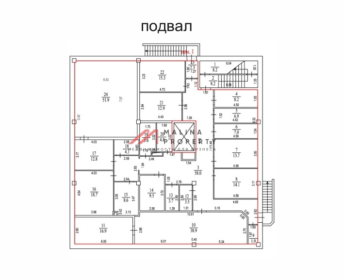 Продажа здания с арендатором поликлиника 