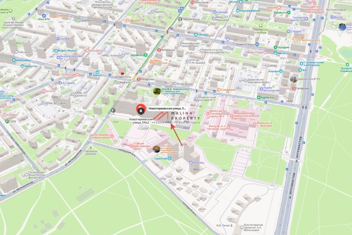 Продажа торгового помещения в ЖК "Терлецкий парк" 