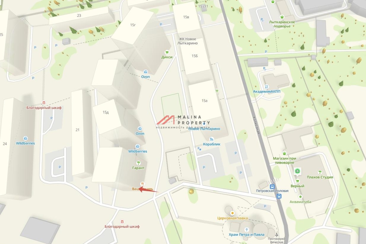 Продажа торгового помещения в ЖК "Гармония парк" 