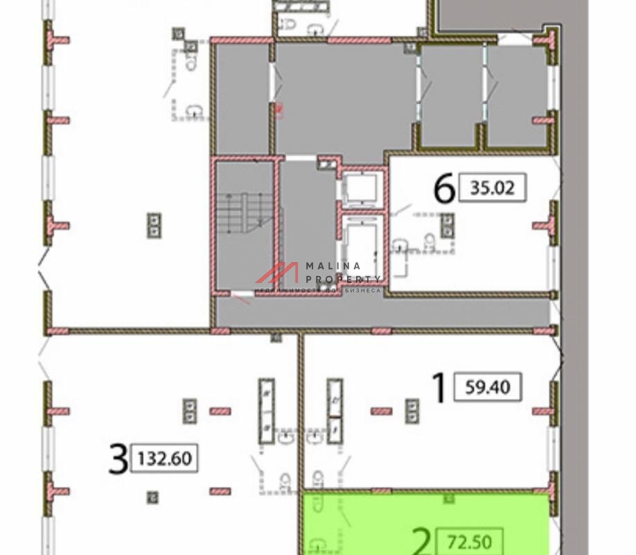 Продажа торгового помещения в ЖК "Гармония парк" 