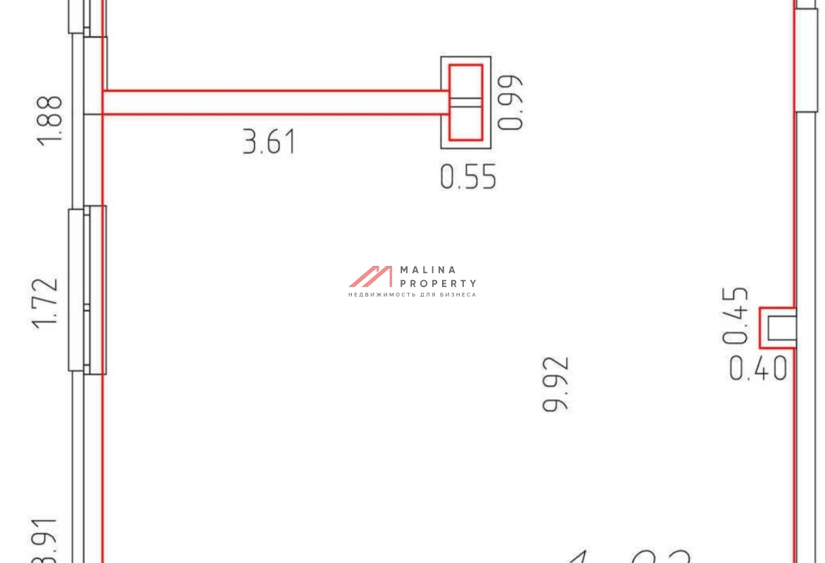 Продажа торгового помещения в ЖК "Гармония парк" 