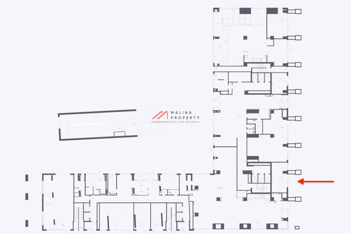 Аренда помещения на 1-й линии ЖК