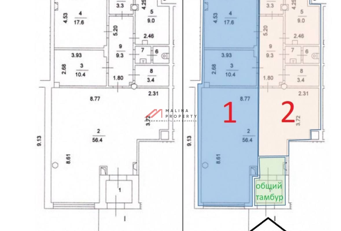 Продажа торгового помещения на улице Корнейчука