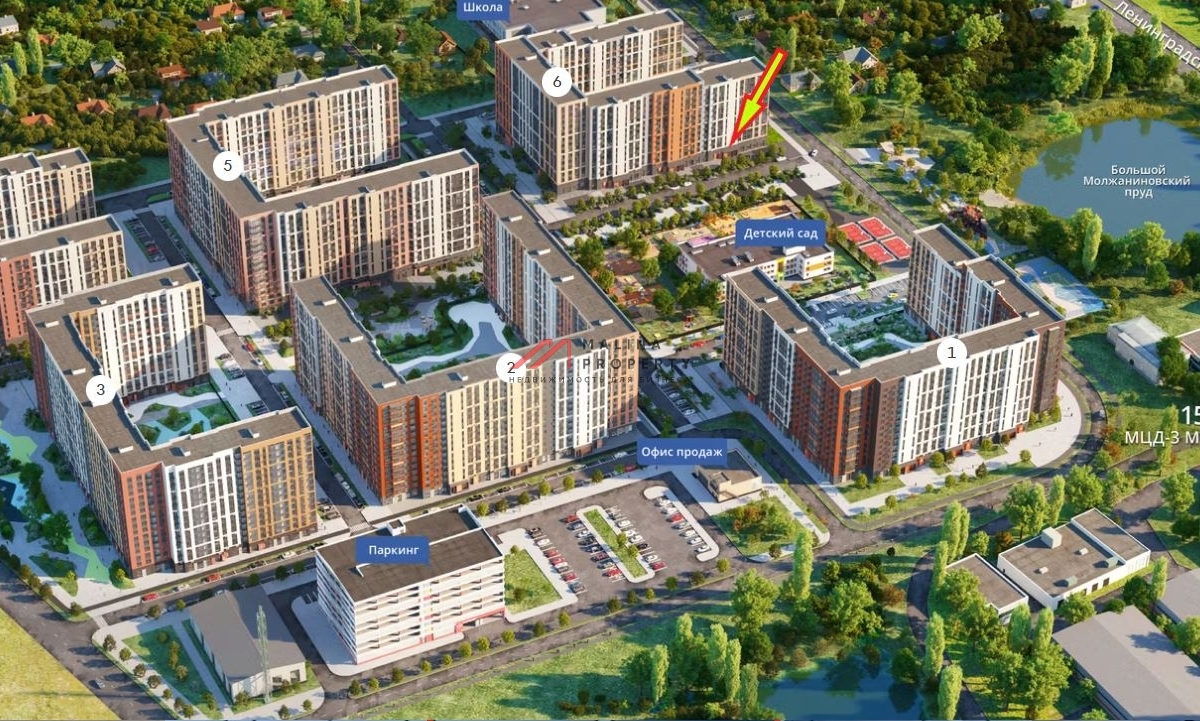 Продажа помещения в ЖК 1й Ленинградский