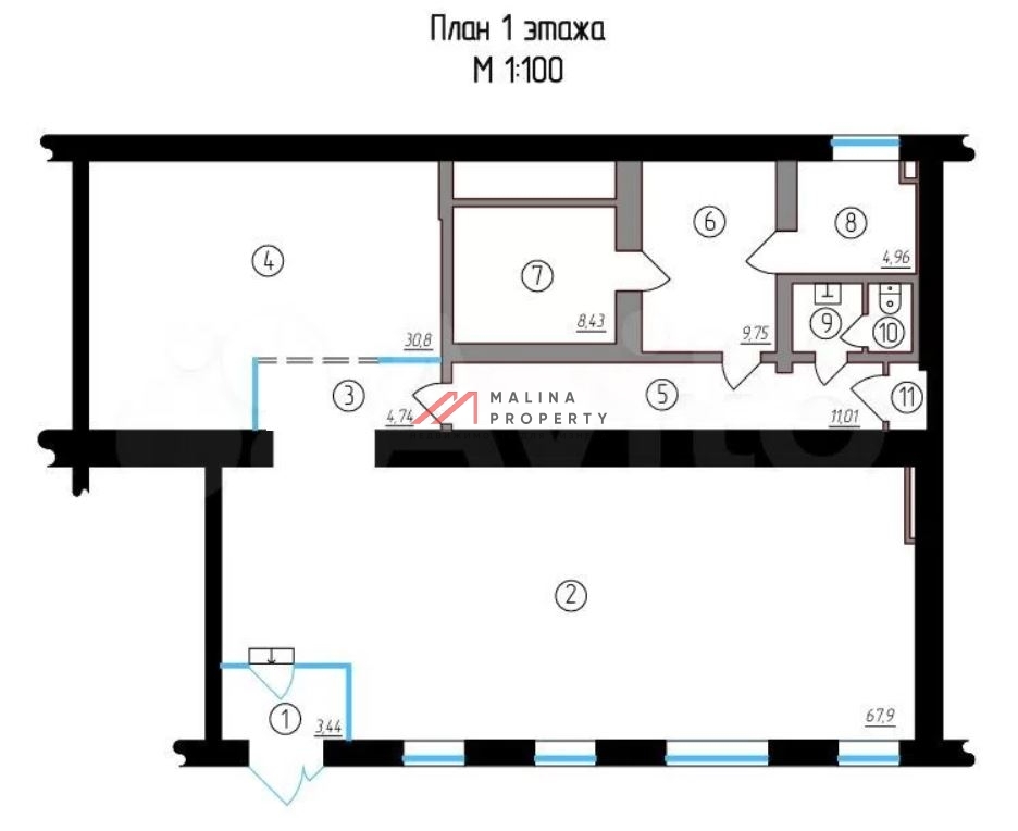 Аренда торгового помещения в районе м. Сокольники