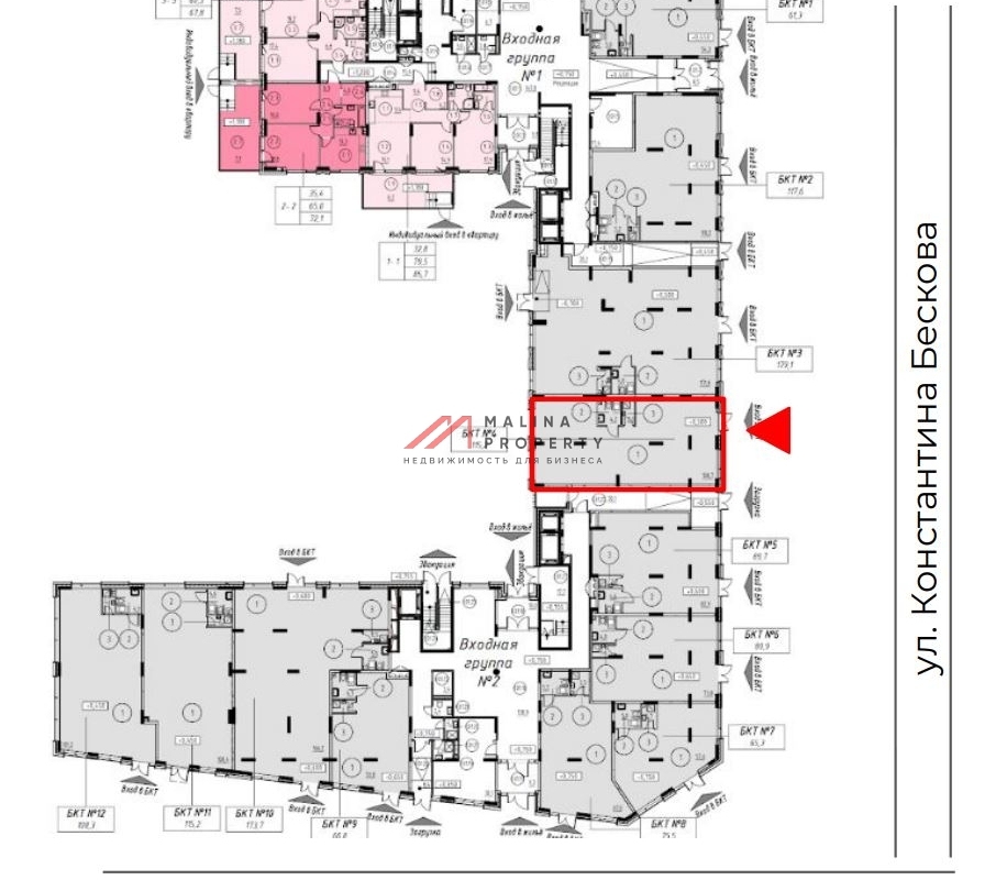 Аренда торгового помещения в ЖК Примавера 