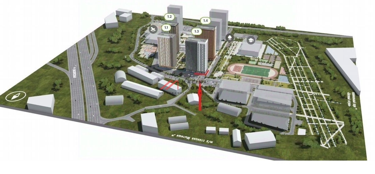 Аренда торгового помещения в ЖК "Ярославский квартал" 