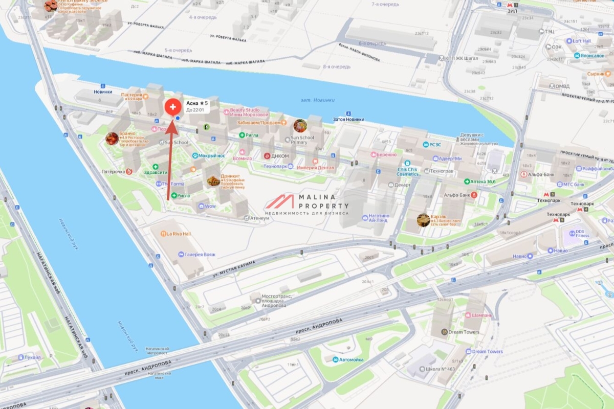 Аренда торгового помещения в ЖК "NOW" 