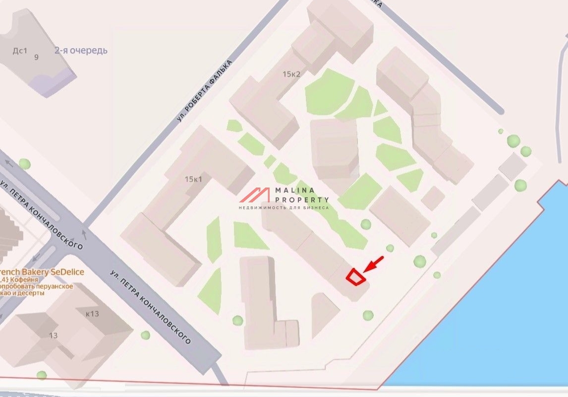 Продажа торгового помещения в ЖК "Shagal" 